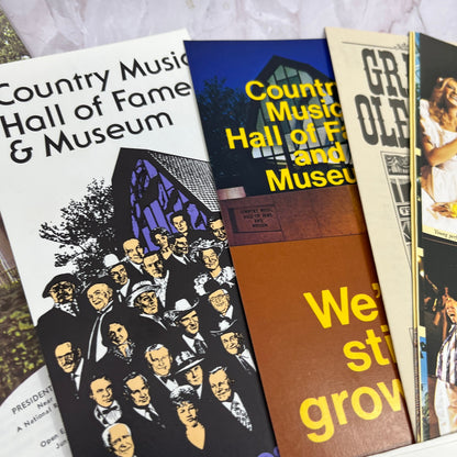 1979 Nashville Grand Ole Opry Tourist Travel Welcome Kit Tennessee TJ5-E1