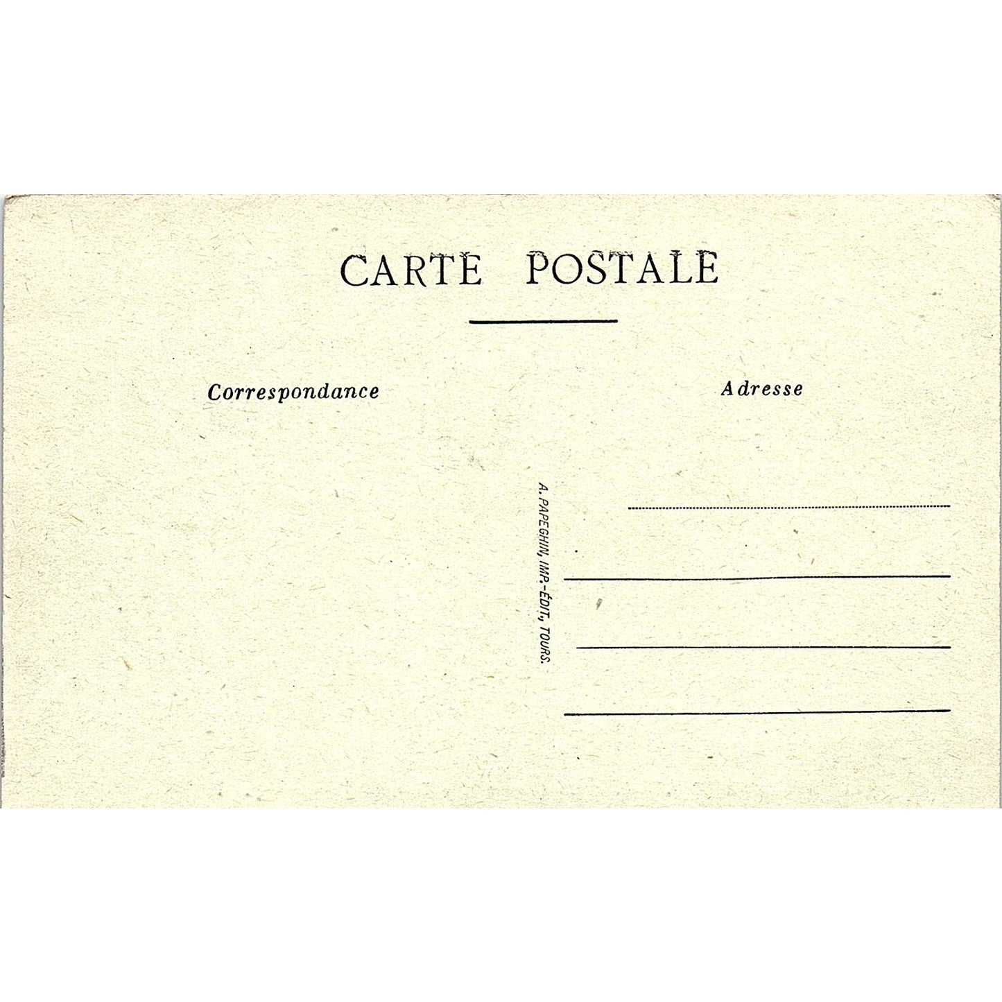 Chenonceaux Le Château Et La Tour Des Marques French Antique Postcard PE11