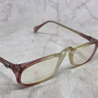 Vintage Ombre Drop Nose Acrylic 50-24-140 Readers Eyeglasses Frames TH9-G1-5
