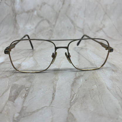Retro Men’s Brass Tone Aviator Sunglasses Eyeglasses Frames TD7-G4-3