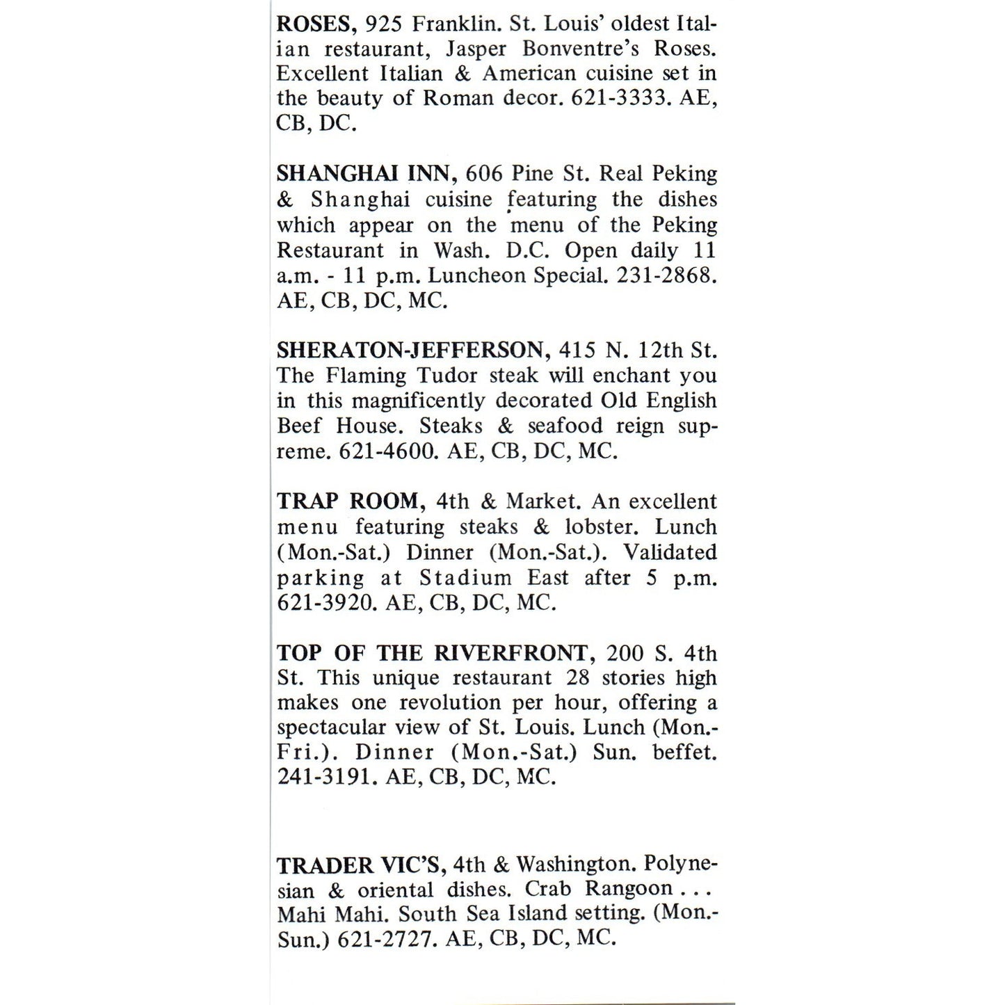 The Garage Nightclub Mansion House St. Louis 1971 Magazine Ad AD8-H4