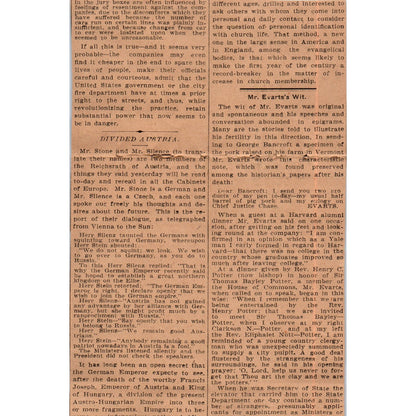 Travelers Ins Co Fred R. Loydon Hartford 1901 Newspaper Ad AD8-H2