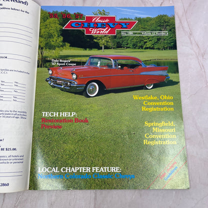 Northern Colorado Club - '55, '56, '57 Classic Chevy World Magazine May 1986 M31