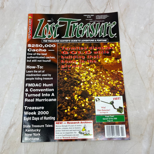 2001 Feb - Lost Treasure Magazine - Treasure Hunting Gold Prospecting M14