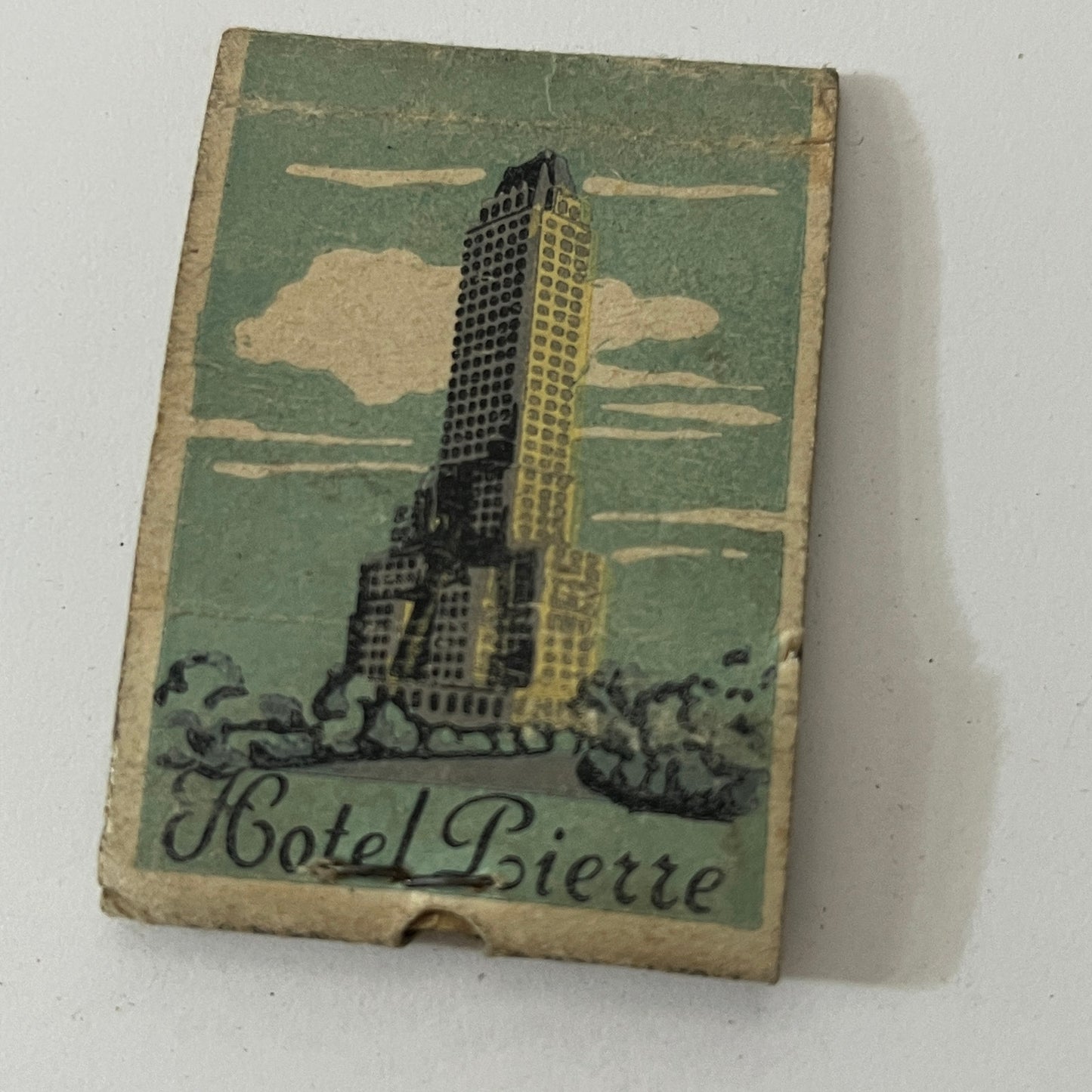 Hotel Pierre 5th Ave at 61st St New York Vintage Matchbook Cover TB6-MB1-1