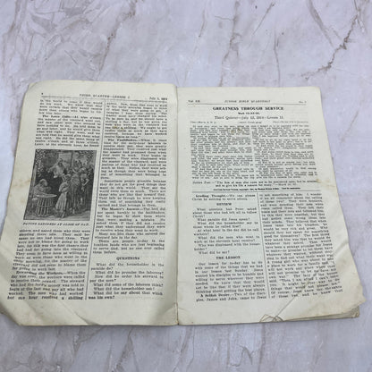 1914 Junior Bible Quarterly Laborers in the Vineyard Matt 20:1-16 TG8-VV