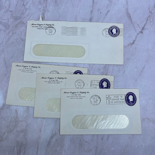 1950s Lot Mercer Oxygen & Supply Co Trenton NJ Postal Cover Envelopes L4-4-17