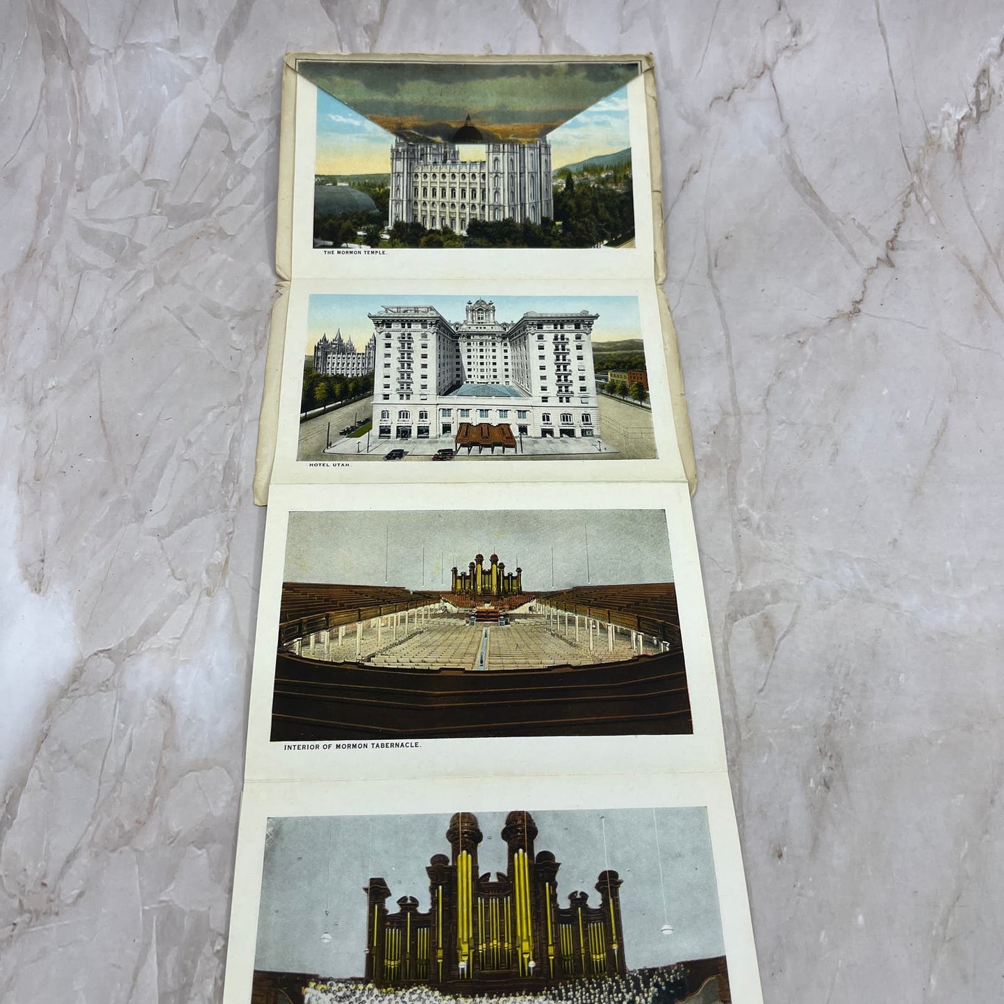 c1920 Salt Lake City Utah Souvenir Folder Book Postcards TI8-S2