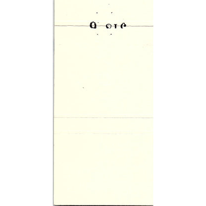 Vladimir Horowitz Connecticut Matchcover Club Vintage Matchbook TB6-MB2-8