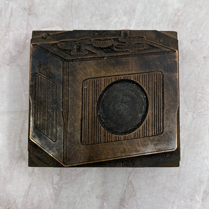 Brownie Camera Copper Vintage Letterpress Printers Block Plate SF5