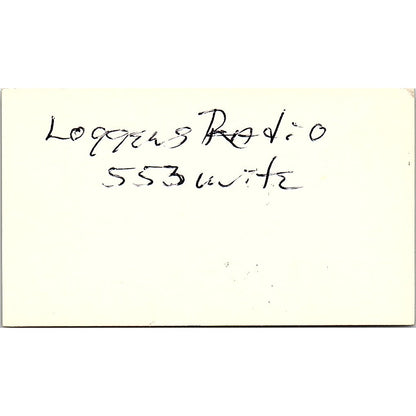 Jerry Kachelmier Tri-K Inc Logging Eugene OR Vintage Business Card SD9-B4