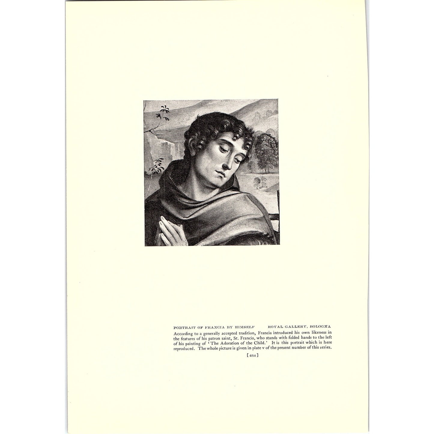 Pietà - Francia - 1906 Litho Art Print AF5-3