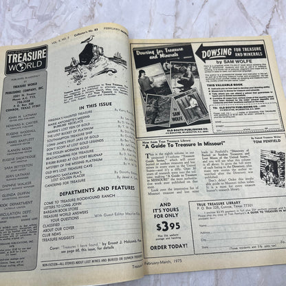 1975 March - Long John Latham's Treasure World Magazine - Treasure Hunting M13