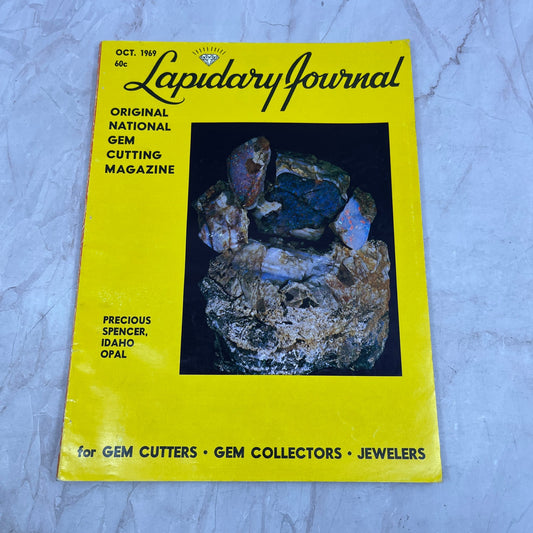 Precious Spencer Idaho Opal - Lapidary Journal Magazine - Oct 1969 M22