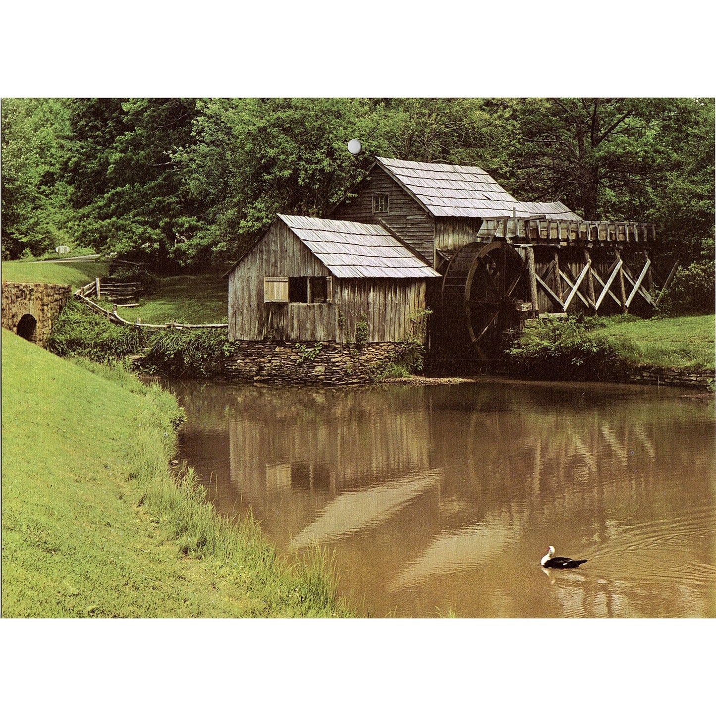 Retro Kitsch Mabry Mill 1980s Art Print 7x10" V17