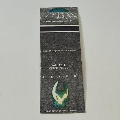 Alien The Motion Picture Souvenir Vintage Matchbook Cover MM5-7