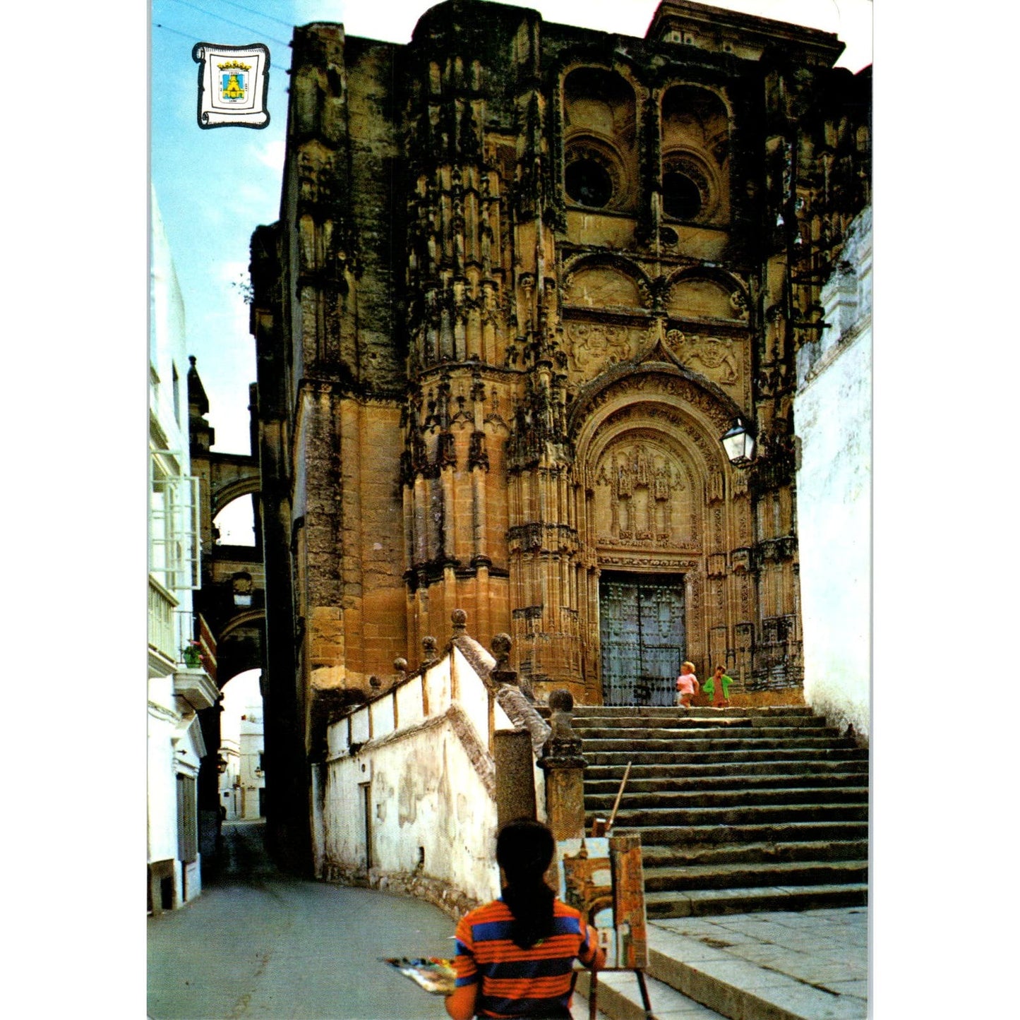 Arcos De La Frontera Grada Sta. Ma De Las Nieves Callejón Monjas Postcard PD1