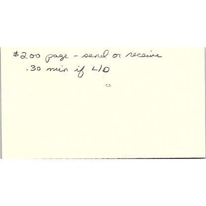 Coastal Office & Computer Supply Clyde Croucher Houston Vtg Business Card SC9-B8