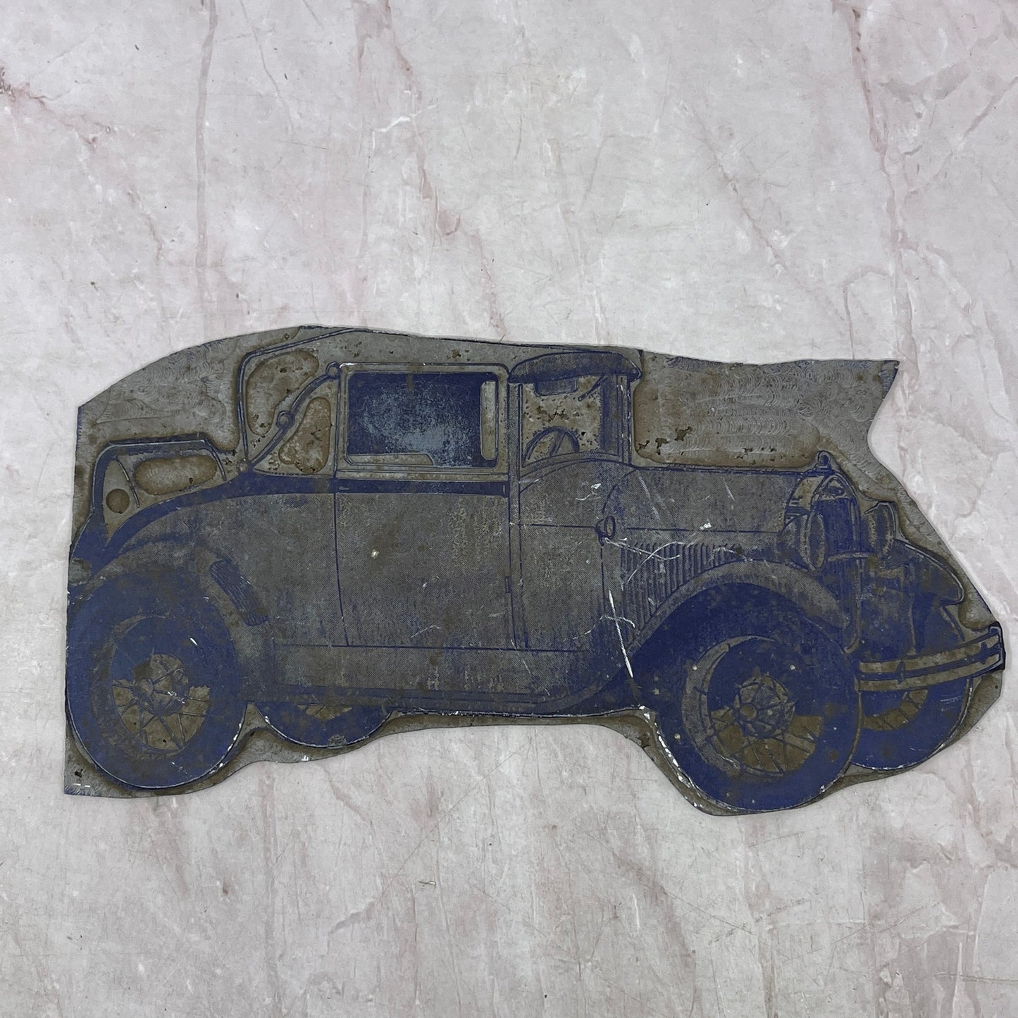 Large Heavy Ford Model A Vintage Letterpress Printers Block Plate TH2
