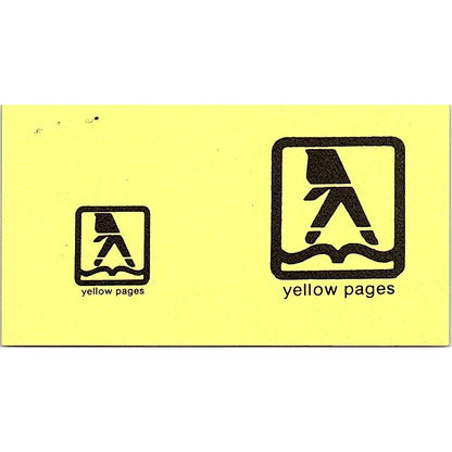 Mario Clough Houston TX Yellow Pages Rep Vintage Business Card SE3-B16