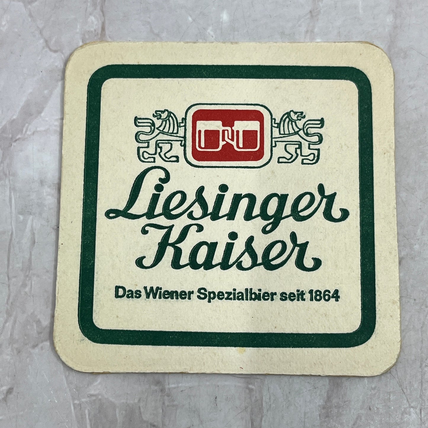 Vintage Liesinger Kaiser German Beer Coaster TJ5-CO2