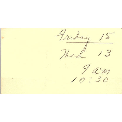 James G Keatts MD Ophthalmology Houston Vintage Business Card SC9-B7