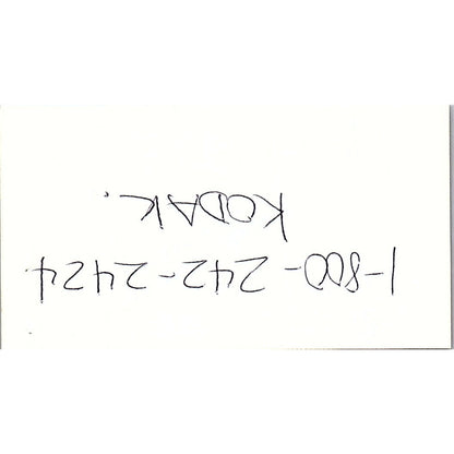 Nicole Mild Eastman Kodak Co Elgin IL Vintage Business Card SC9-B11