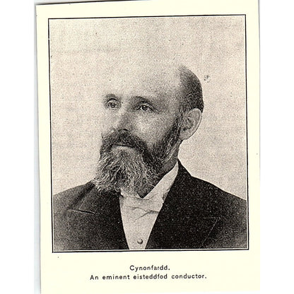 Cynonfardd An Eminent Eisteddfod Conductor 1892 Art Print AG2-M23