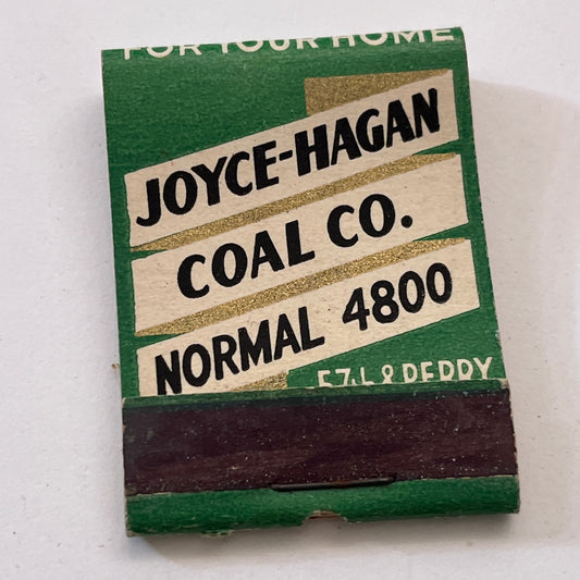 Joyce-Hagan Coal Co Kpoppers Coke Vintage Matchbook Cover TB6-MB1-7