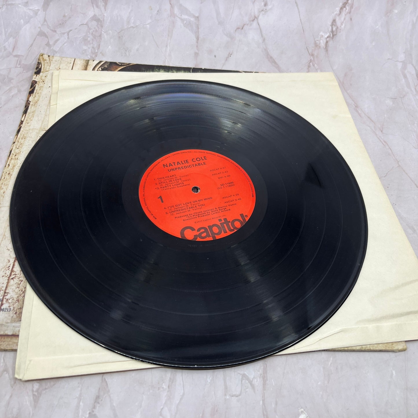 Natalie Cole - Unpredictable 1977 Vinyl LP Record TF4