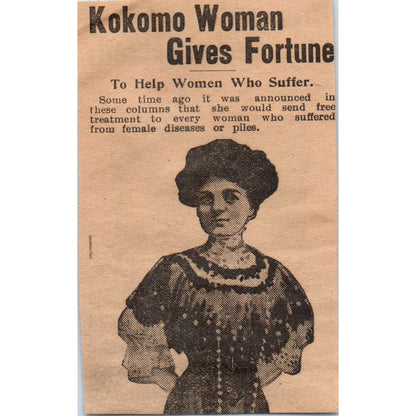 Drunkards Saved Secretly Dr. J.W. Haines Co Cincinnati 1910 Magazine Ad AF1-CM3