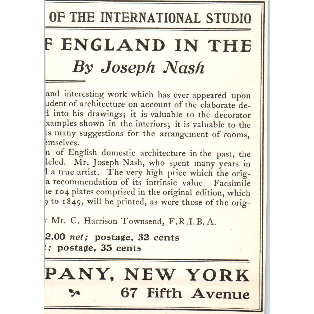 Braun, Clement & Co Carbon Prints New York City 1906 Victorian Ad AB8-MA4