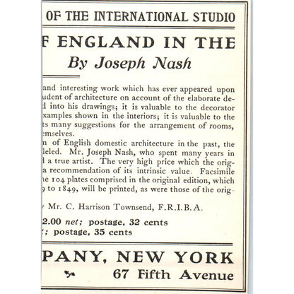 Braun, Clement & Co Carbon Prints New York City 1906 Victorian Ad AB8-MA4