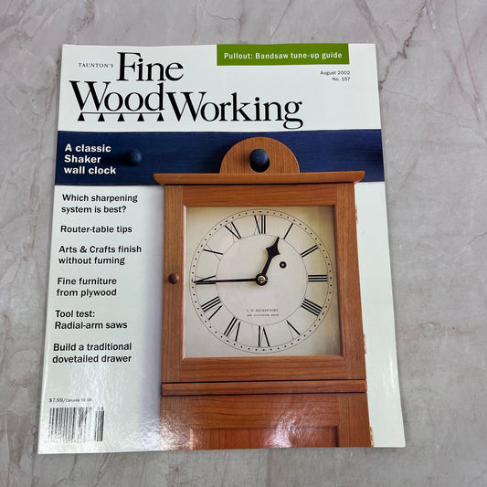 Shaker Wall Clock - Aug 2002 No 157 - Taunton's Fine Woodworking Magazine M34