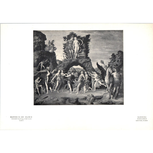 Parnassus - Mantegna c1905 Art Print D12