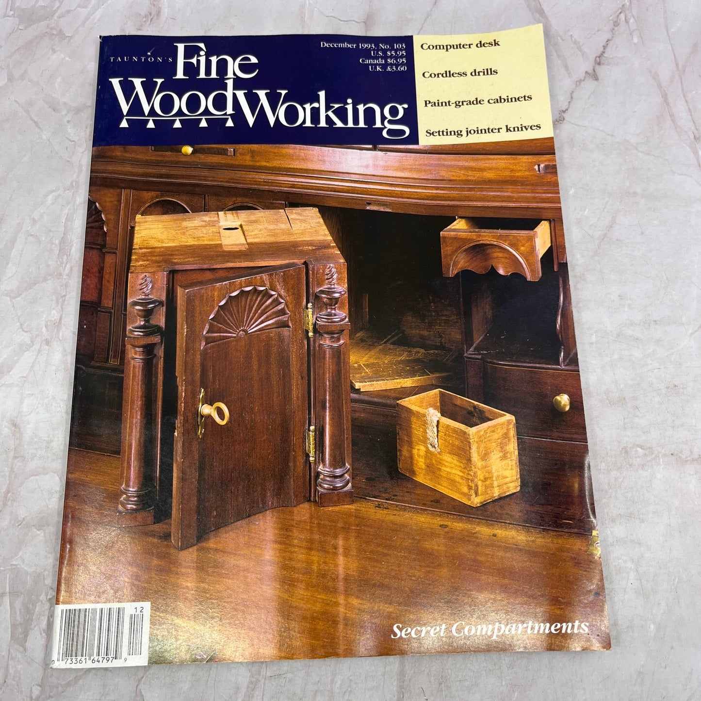 Secret Compartments - Dec 1993 No 103 - Taunton's Fine Woodworking Magazine M35