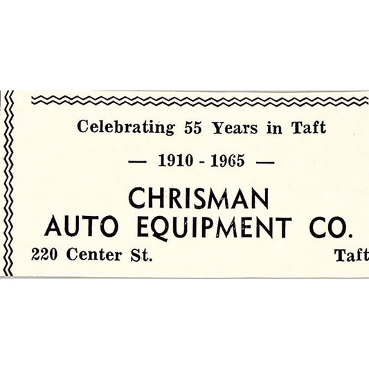 Chrisman Auto Equipment, Remar's Womens Apparel c1965 Ad AF8-S22