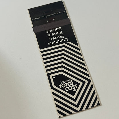 Cummins Wisconsin Inc Milwaukee Vintage Matchbook Cover TB6-MB2-5