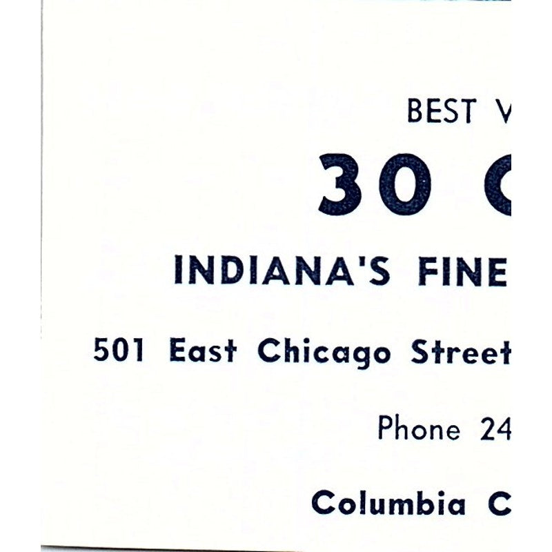 The Garden Gate - John Cochran, Bill Fuller - Bluffton Indiana 1964 Ad AG1-S12