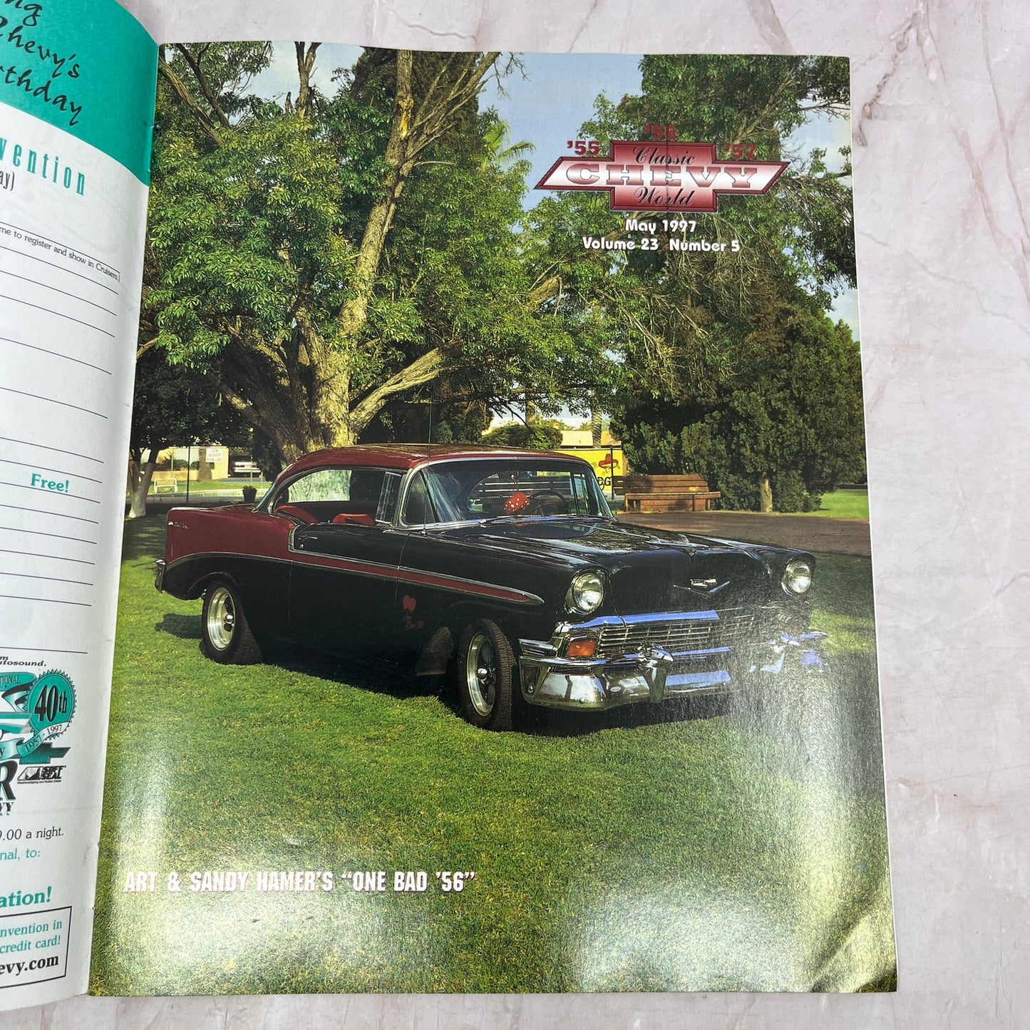 Art Hamer '56 - '55, '56, '57 Classic Chevy World Magazine - May 1997 M30