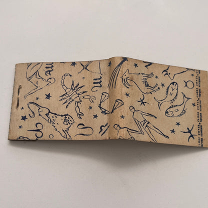 Zodiac Signs Astrology Theme Vintage Matchbook Cover TB8-MB-6