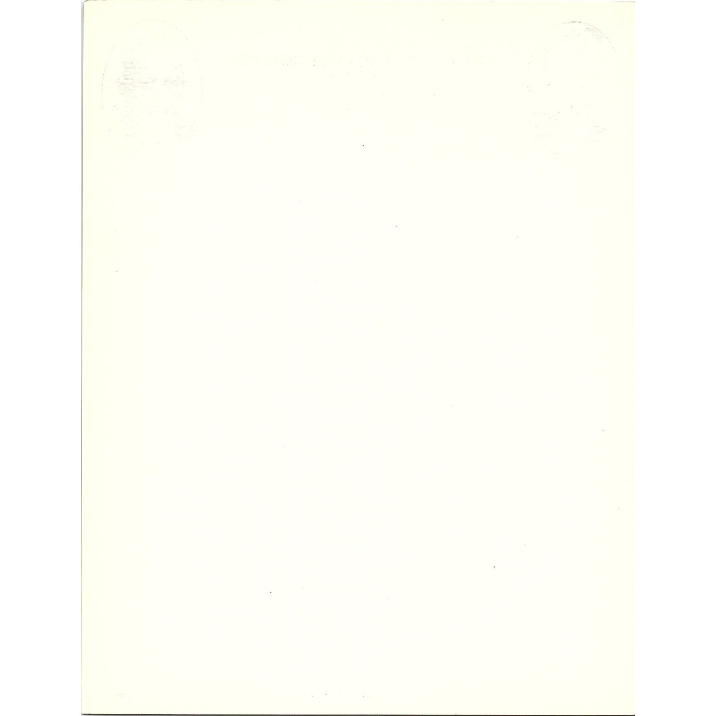 Vtg Dewey and Warren Labor Committee Southern CA Blank Letterhead Stationary AF3