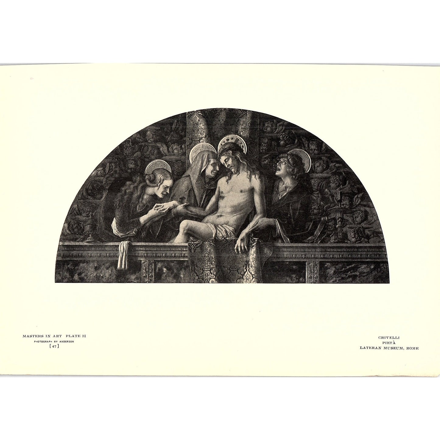 Pietà - Crivelli - 1908 Litho Art Print AF4-8