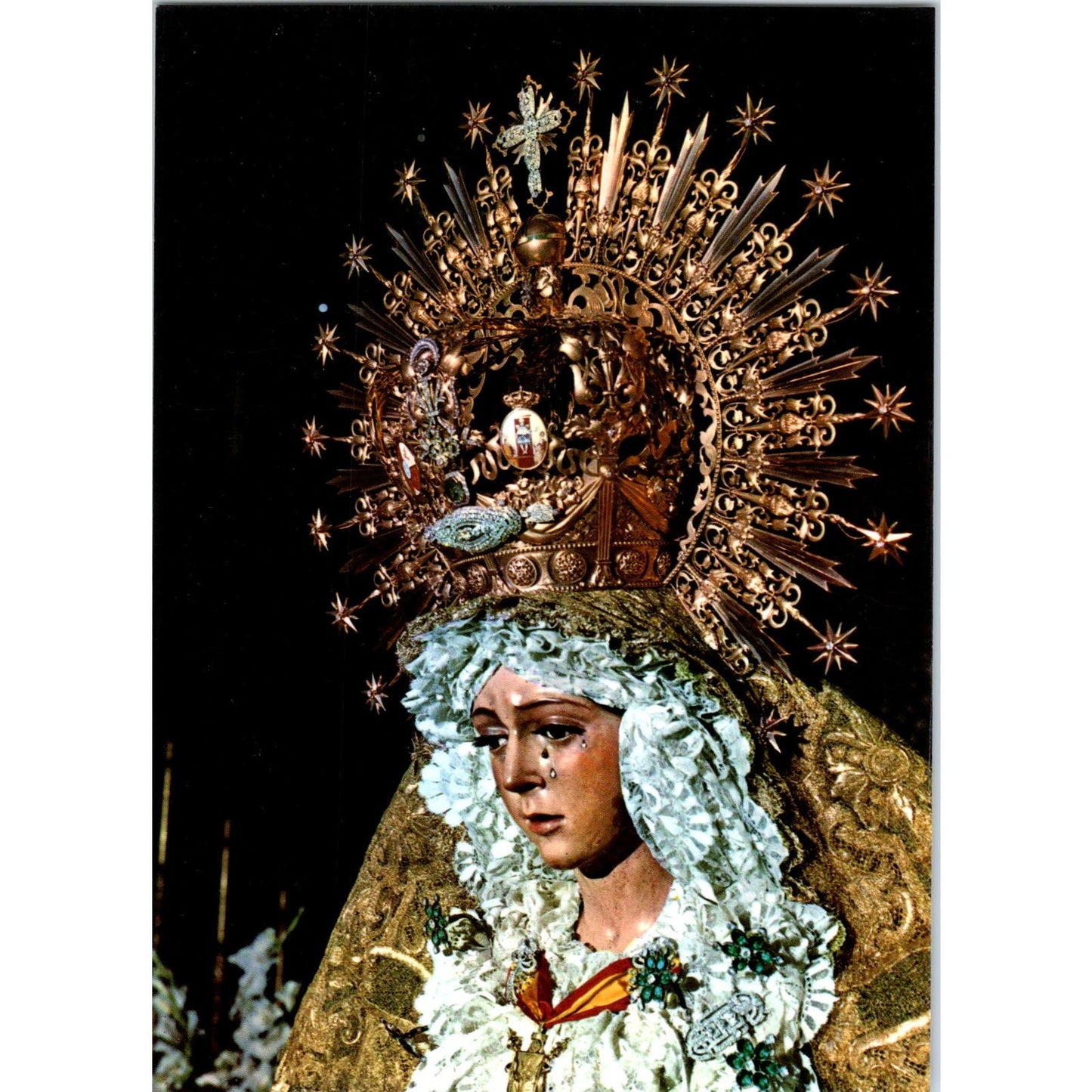 Sevilla Nuestra Sra. De La Esperanza Macarena Vintage Postcard PD1