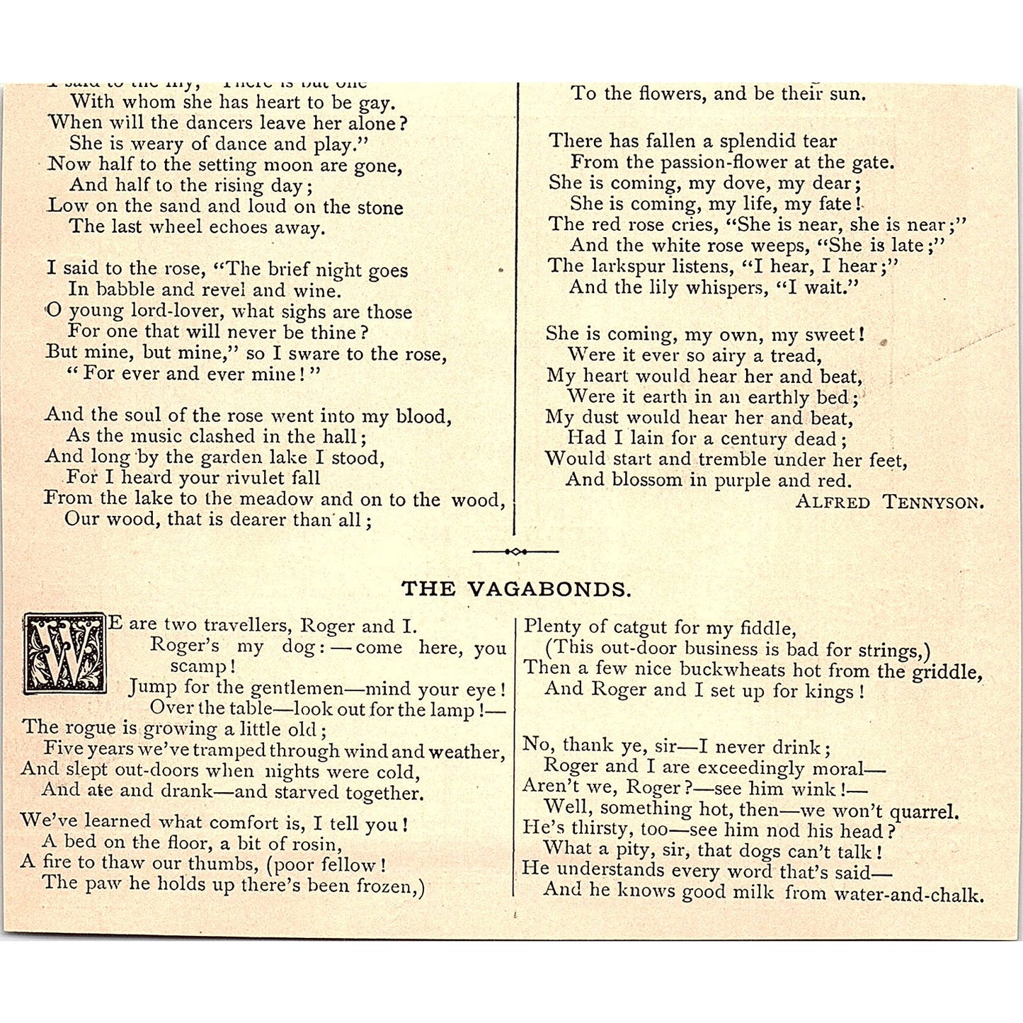 Abide With Me - Henry F. Lyte 1884 Poem AG3-1