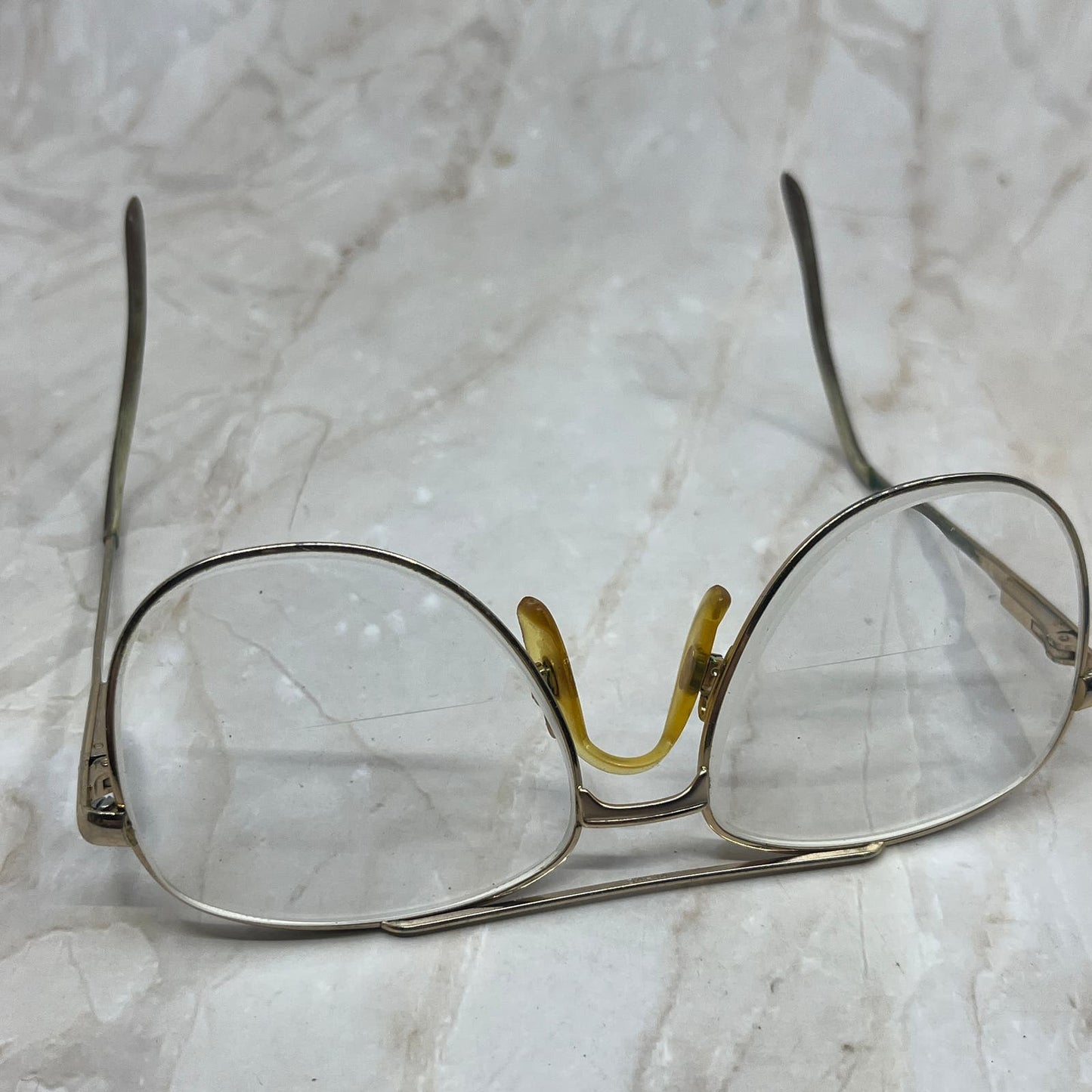Retro Men’s Gold Tone Aviator Sunglasses Eyeglasses Frames TD7-G4-5
