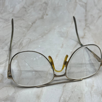 Retro Men’s Gold Tone Aviator Sunglasses Eyeglasses Frames TD7-G4-5