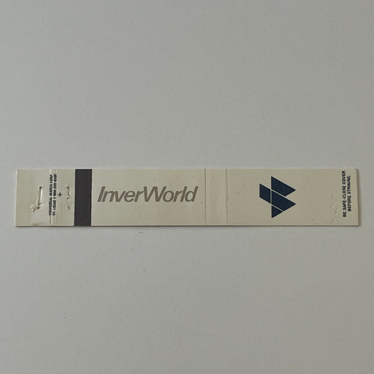 InverWorld Investments San Antonio Texas Vintage Matchbook TB6-MB2-9