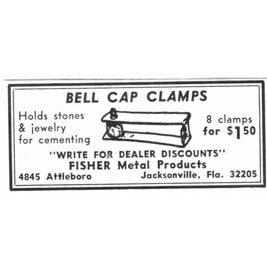 Fisher Metal Products Bell Cap Clamps Jacksonville FL 1972 Ad AF8-S5