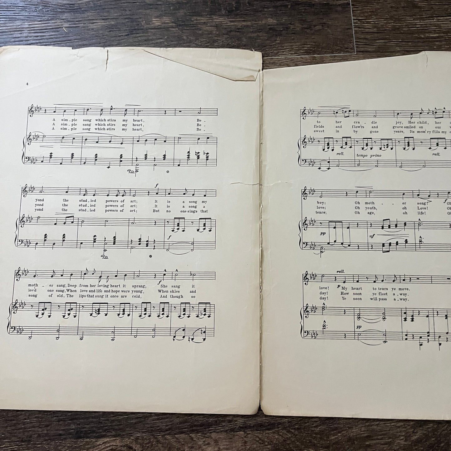 I Know a Song - G. Anthenis Wm. De Mol Jean Dore 1889 Sheet Music V33-4